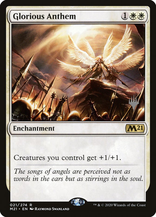 Glorious Anthem (Promo Pack) [Core Set 2021 Promos] [Foil]