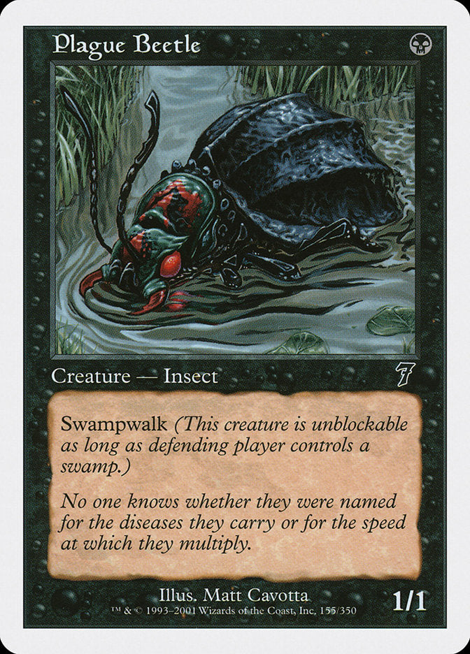 Plague Beetle [Seventh Edition] [Foil]