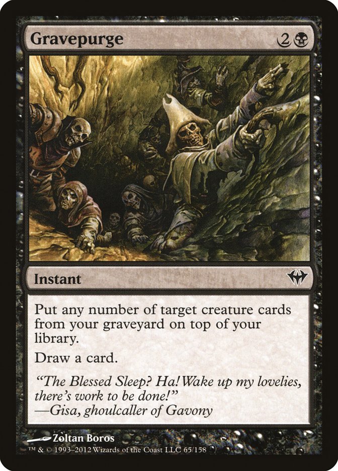 Gravepurge [Dark Ascension] [Foil]