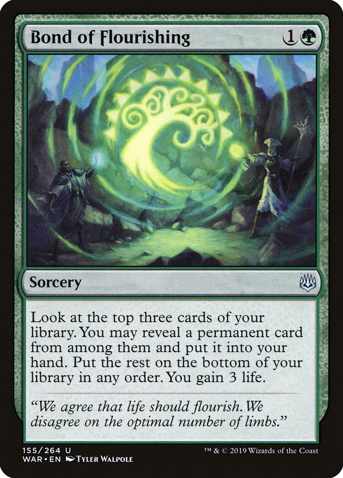Bond of Flourishing [War of the Spark] [Foil]