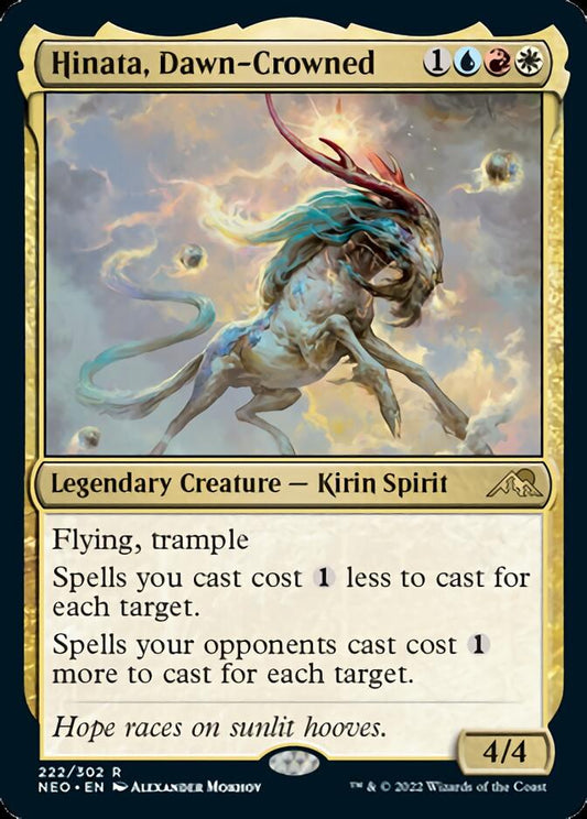 Hinata, Dawn-Crowned [Kamigawa: Neon Dynasty] [Foil]