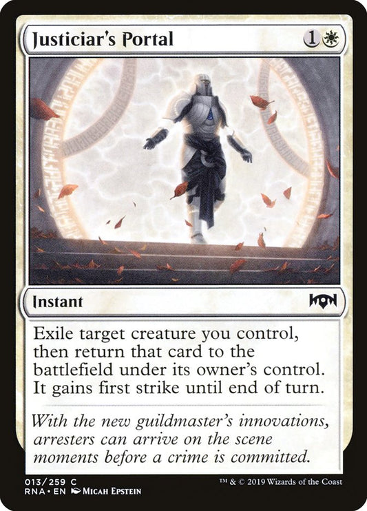 Justiciar's Portal [Ravnica Allegiance] [Foil]
