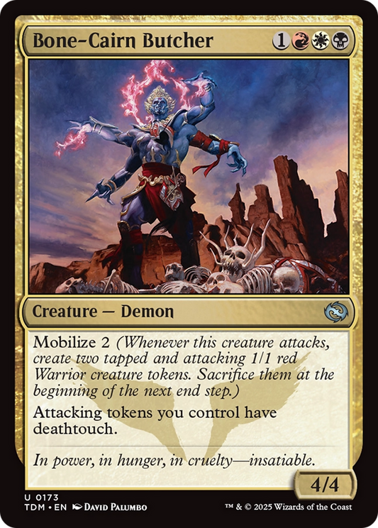 Bone-Cairn Butcher [Tarkir: Dragonstorm] [Foil]