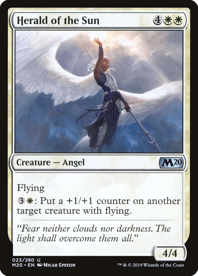 Herald of the Sun [Core Set 2020] [Foil]