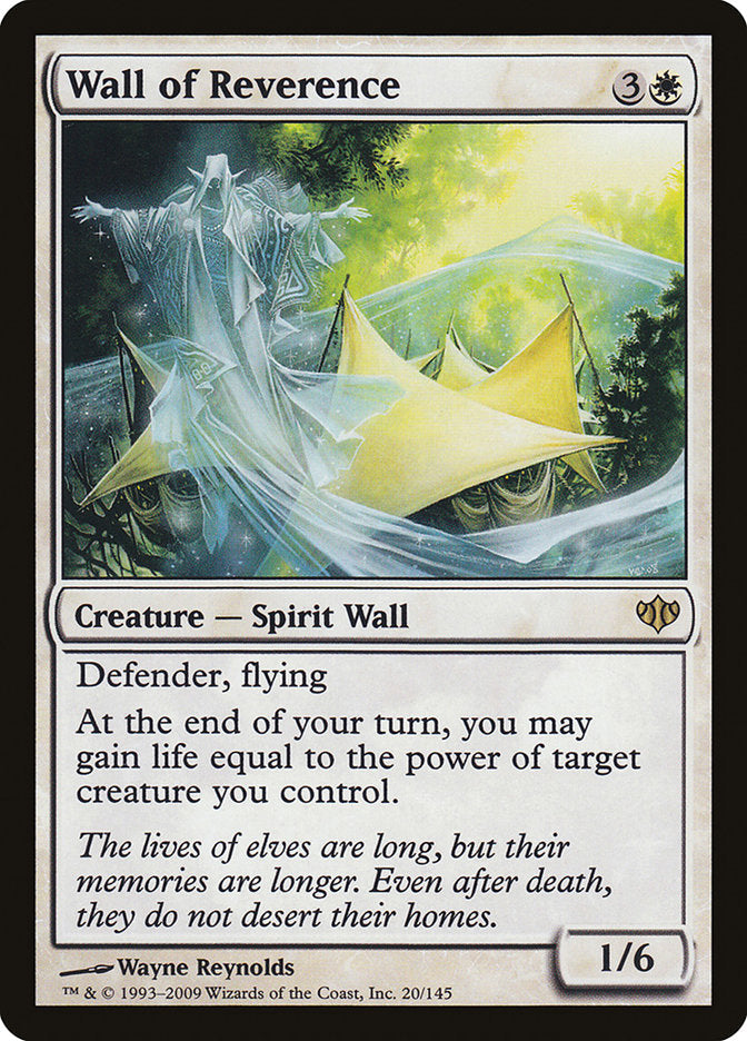Wall of Reverence [Conflux] [Foil]