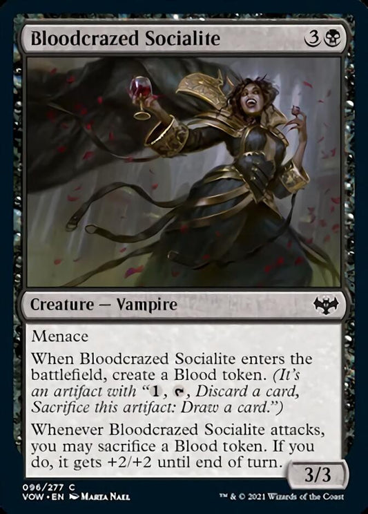 Bloodcrazed Socialite [Innistrad: Crimson Vow] [Foil]