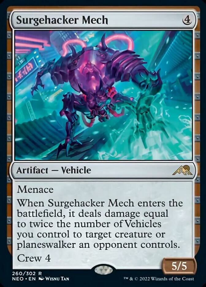 Surgehacker Mech [Kamigawa: Neon Dynasty] [Foil]