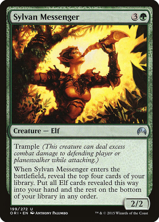 Sylvan Messenger [Magic Origins] [Foil]