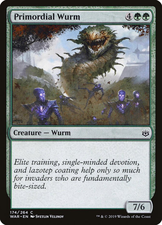 Primordial Wurm [War of the Spark] [Foil]
