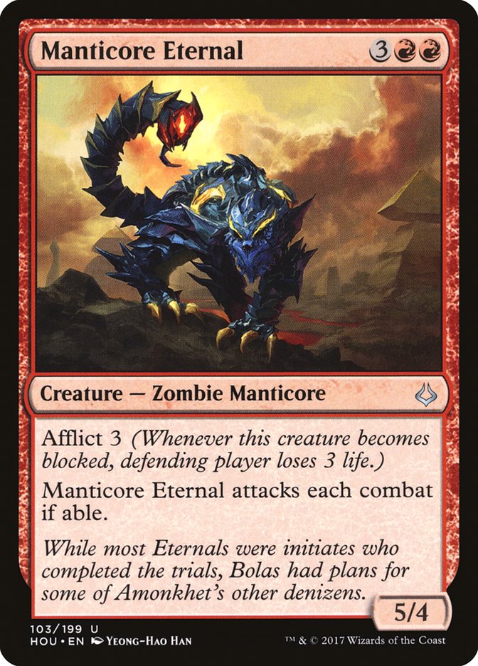 Manticore Eternal [Hour of Devastation] [Foil]