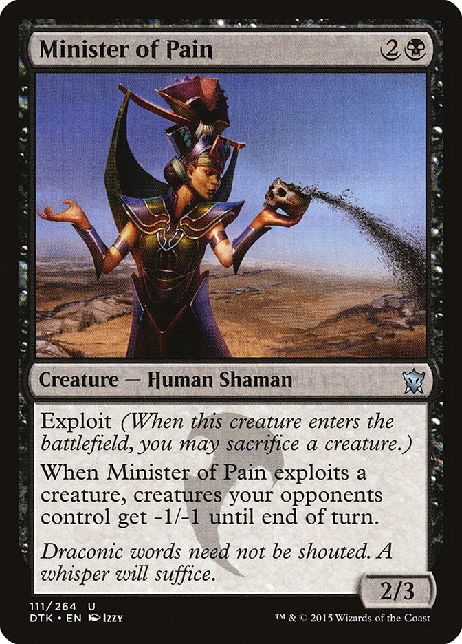 Minister of Pain [Dragons of Tarkir] [Foil]