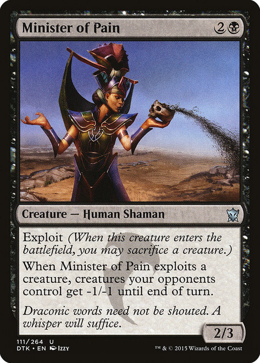 Minister of Pain [Dragons of Tarkir] [Foil]