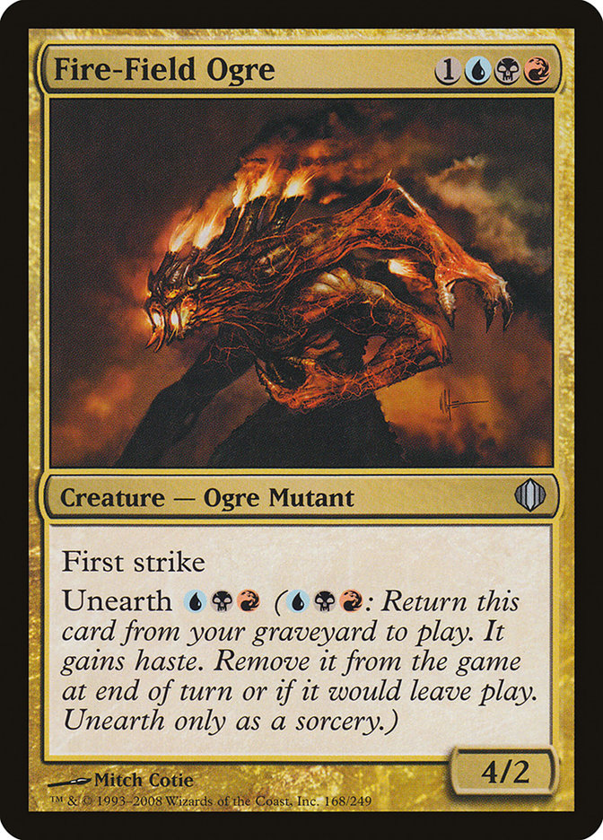 Fire-Field Ogre [Shards of Alara] [Foil]