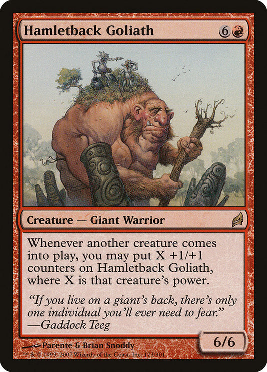 Hamletback Goliath [Lorwyn] [Foil]