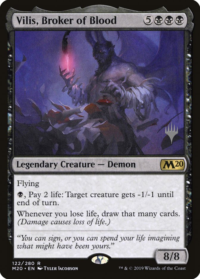Vilis, Broker of Blood (Promo Pack) [Core Set 2020 Promos] [Foil]