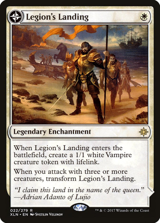 Legion's Landing // Adanto, the First Fort [Ixalan] [Foil]