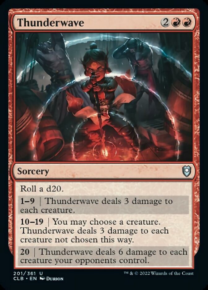 Thunderwave [Commander Legends: Battle for Baldur's Gate] [Foil]