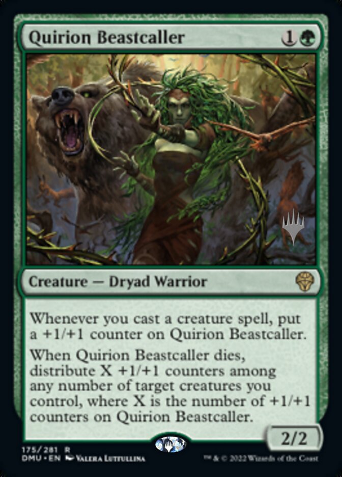 Quirion Beastcaller (Promo Pack) [Dominaria United Promos] [Foil]