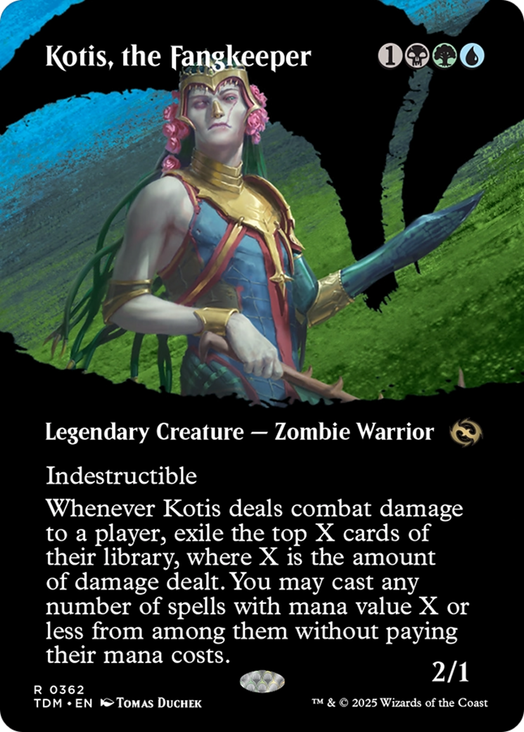 Kotis, the Fangkeeper (Borderless) [Tarkir: Dragonstorm] [Foil]