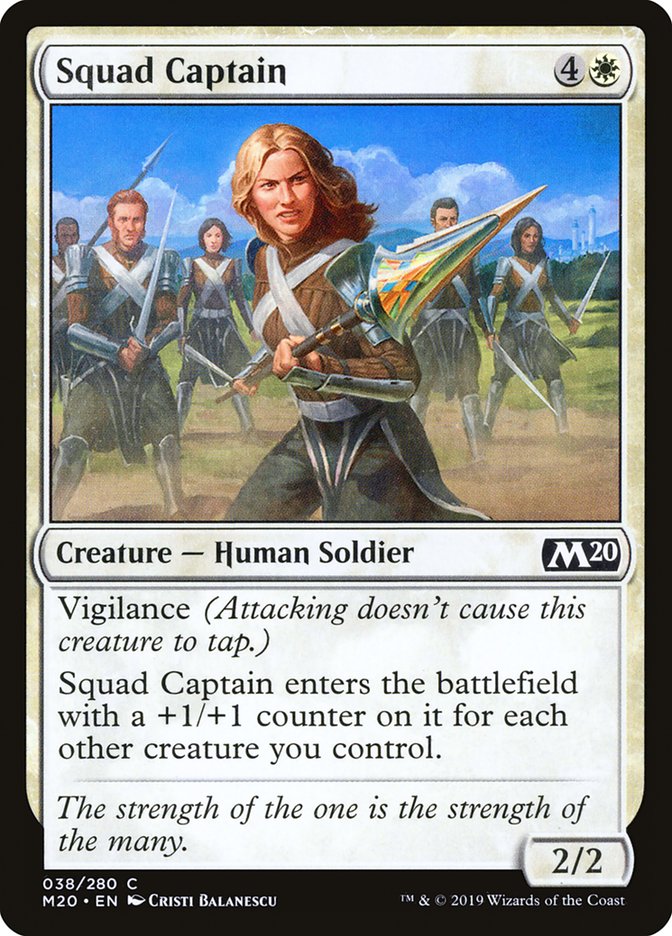 Squad Captain [Core Set 2020] [Foil]