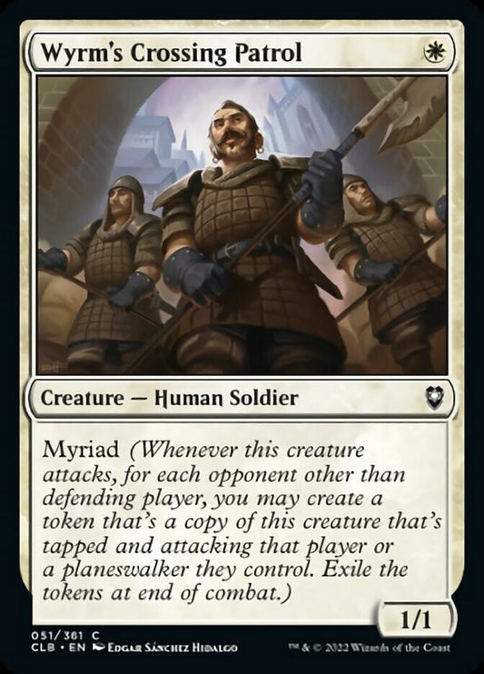 Wyrm's Crossing Patrol [Commander Legends: Battle for Baldur's Gate] [Foil]