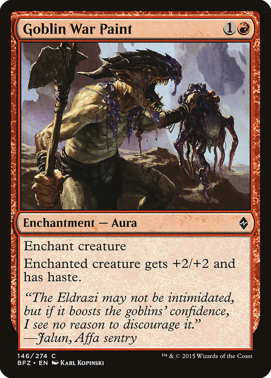 Goblin War Paint [Battle for Zendikar] [Foil]
