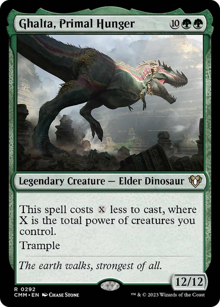 Ghalta, Primal Hunger [Commander Masters] [Foil]