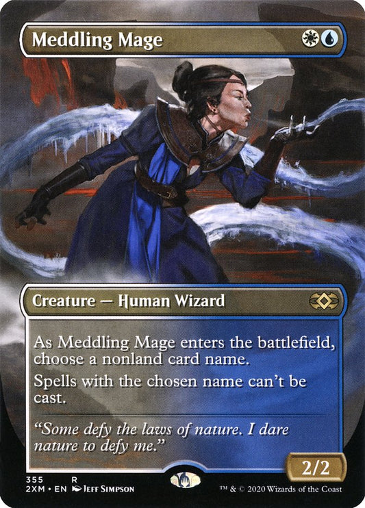 Meddling Mage (Toppers) [Double Masters] [Foil]