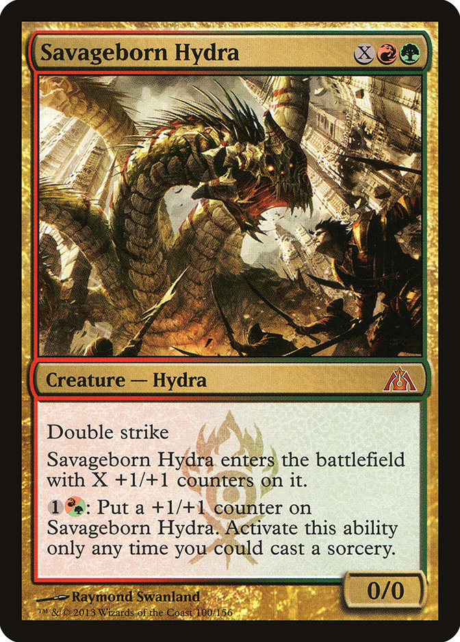 Savageborn Hydra [Dragon's Maze] [Foil]