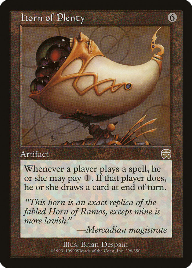 Horn of Plenty [Mercadian Masques] [Foil]