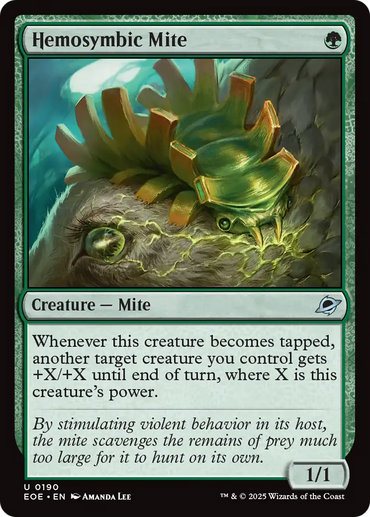 Hemosymbic Mite [Edge of Eternities] [Foil]