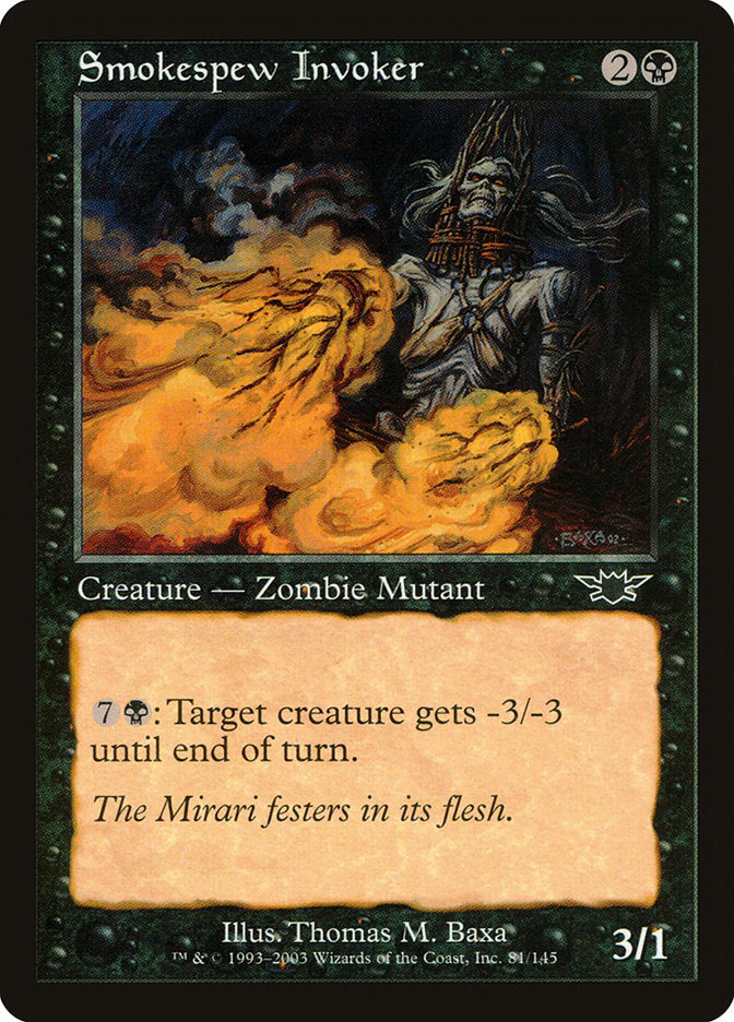 Smokespew Invoker [Legions] [Foil]