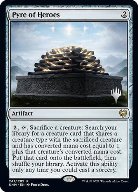 Pyre of Heroes (Promo Pack) [Kaldheim Promos] [Foil]