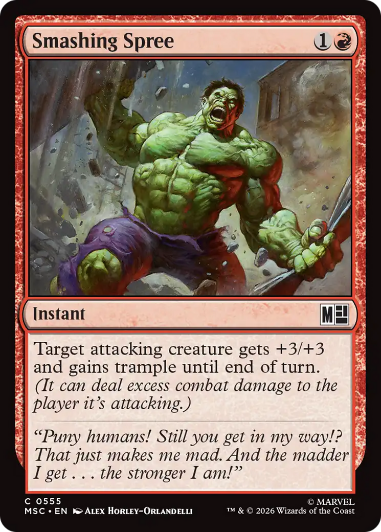 Smashing Spree [Marvel Super Heroes Commander]