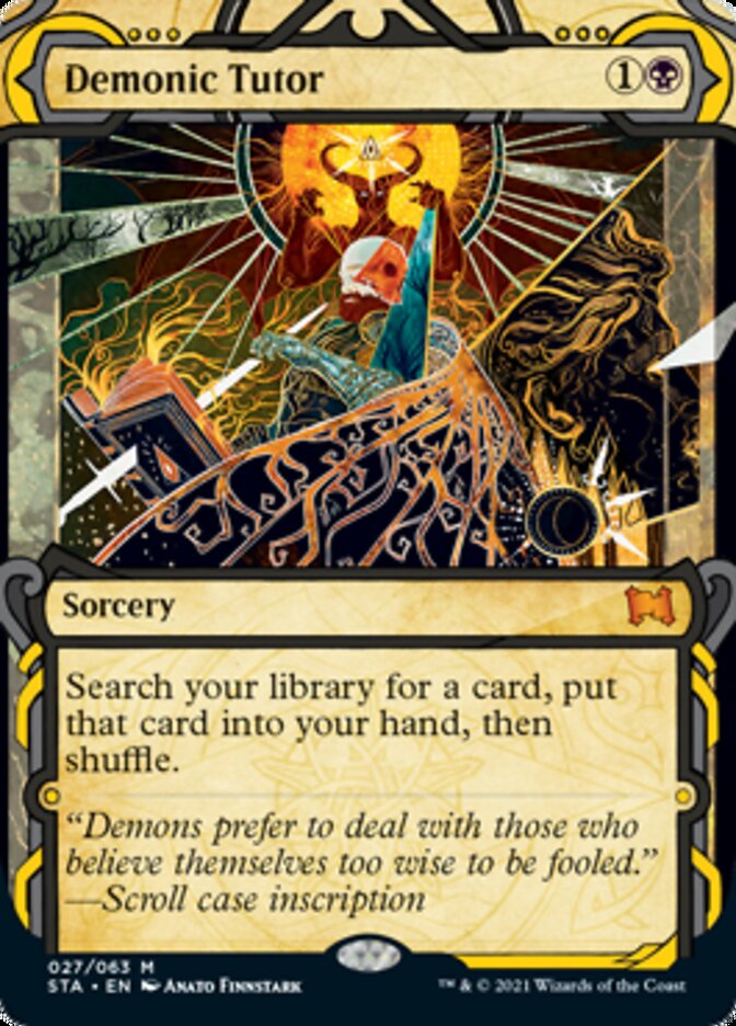 Demonic Tutor [Strixhaven: School of Mages Mystical Archive] [Foil]