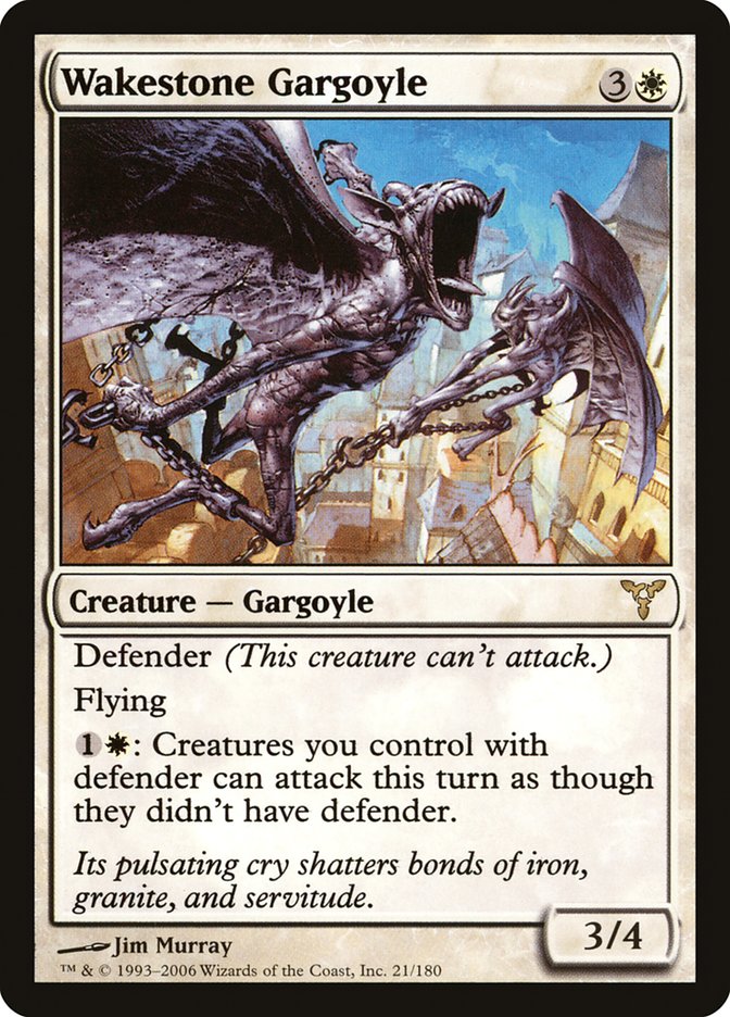 Wakestone Gargoyle [Dissension] [Foil]
