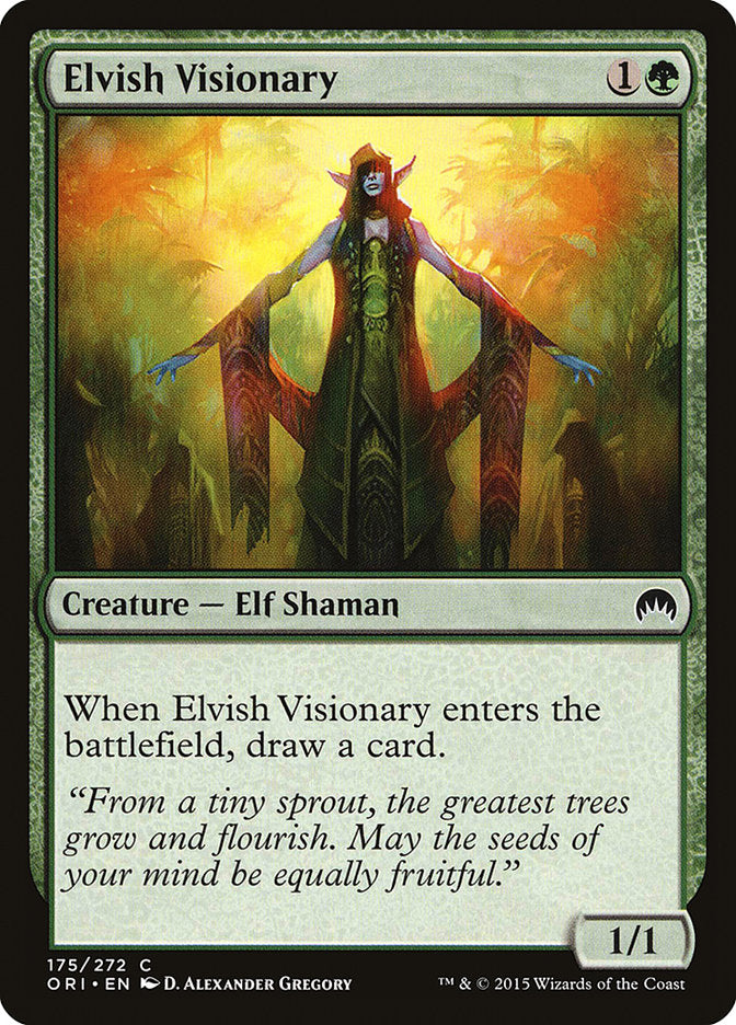 Elvish Visionary [Magic Origins] [Foil]