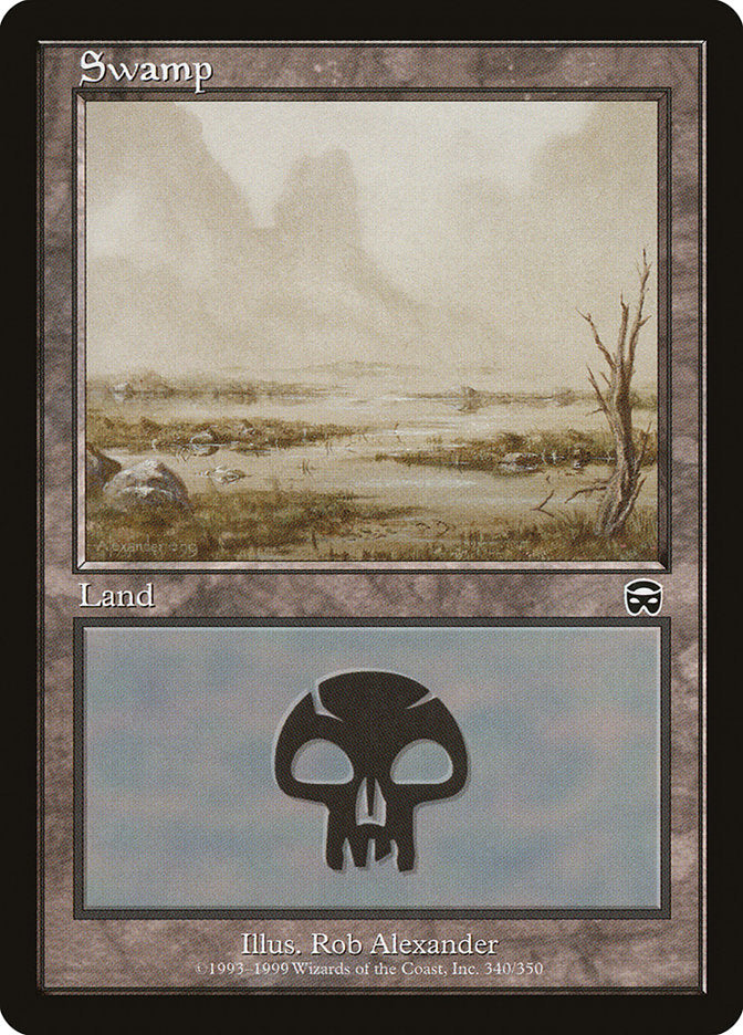 Swamp (340) [Mercadian Masques] [Foil]