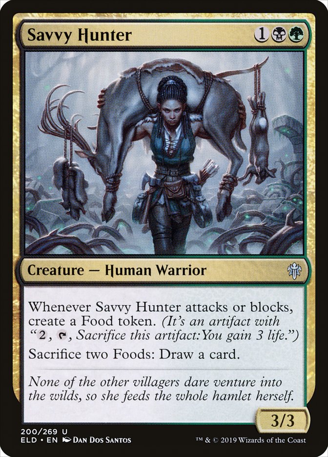 Savvy Hunter [Throne of Eldraine] [Foil]