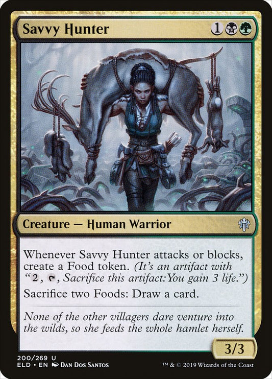 Savvy Hunter [Throne of Eldraine] [Foil]