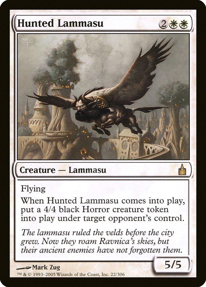 Hunted Lammasu [Ravnica: City of Guilds] [Foil]