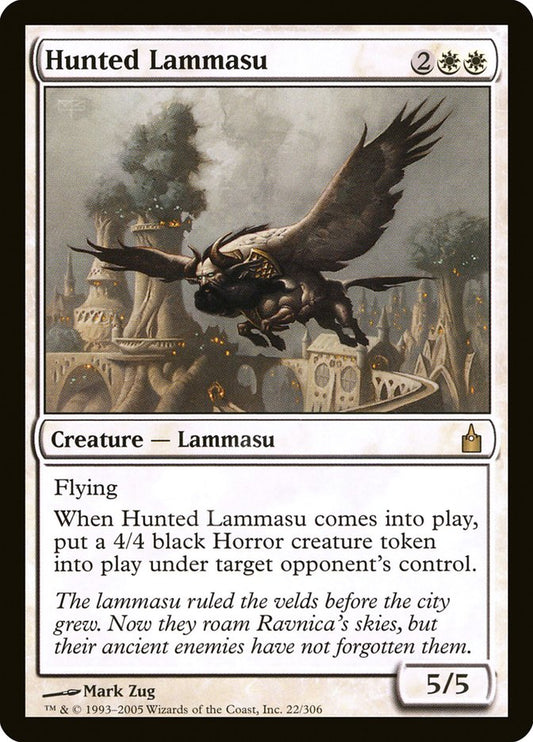 Hunted Lammasu [Ravnica: City of Guilds] [Foil]