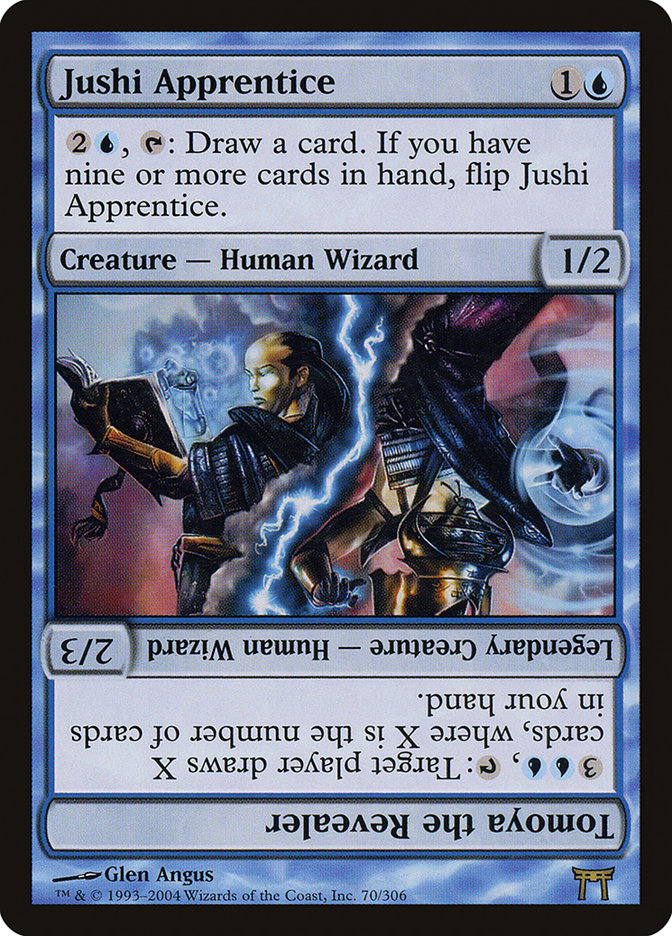 Jushi Apprentice // Tomoya the Revealer [Champions of Kamigawa] [Foil]