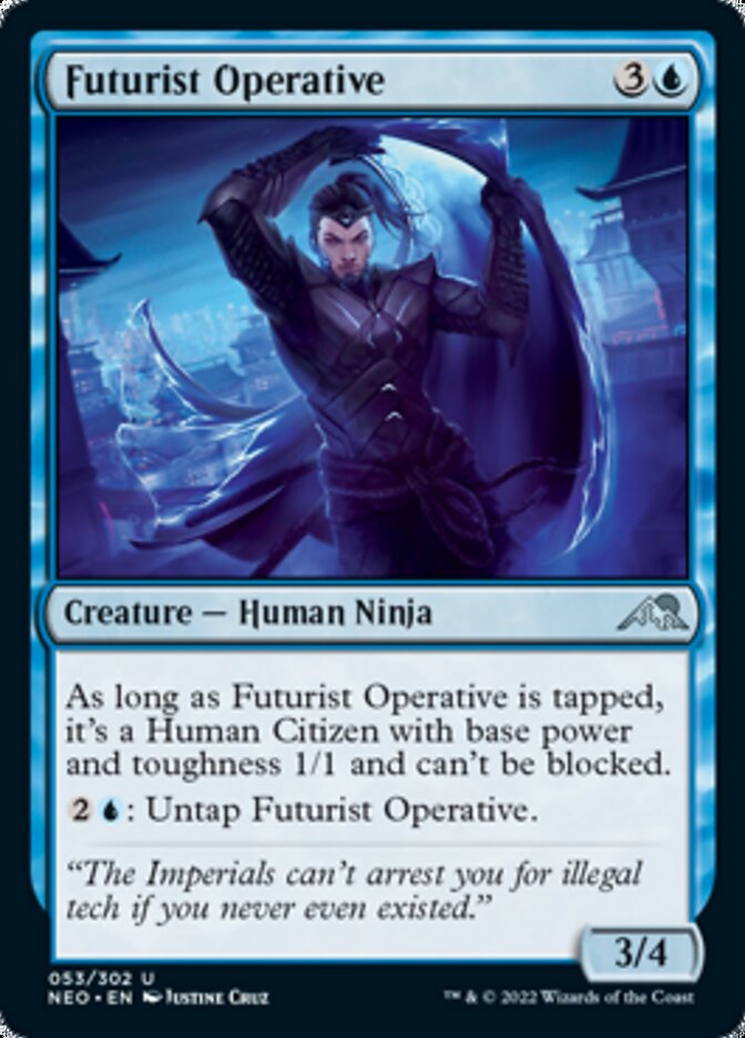 Futurist Operative [Kamigawa: Neon Dynasty] [Foil]