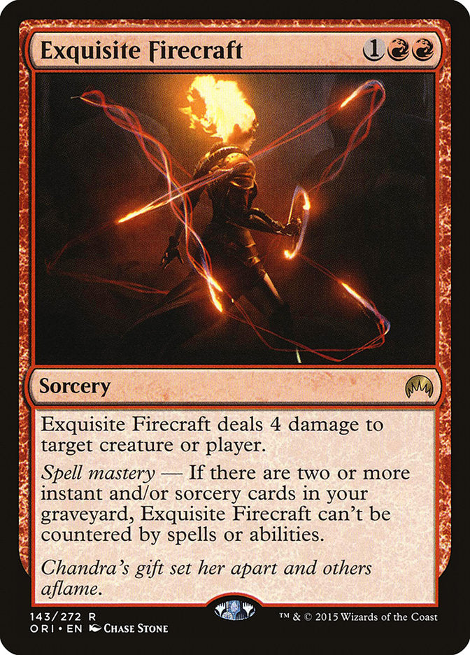 Exquisite Firecraft [Magic Origins] [Foil]