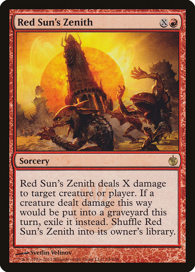 Red Sun's Zenith [Mirrodin Besieged] [Foil]