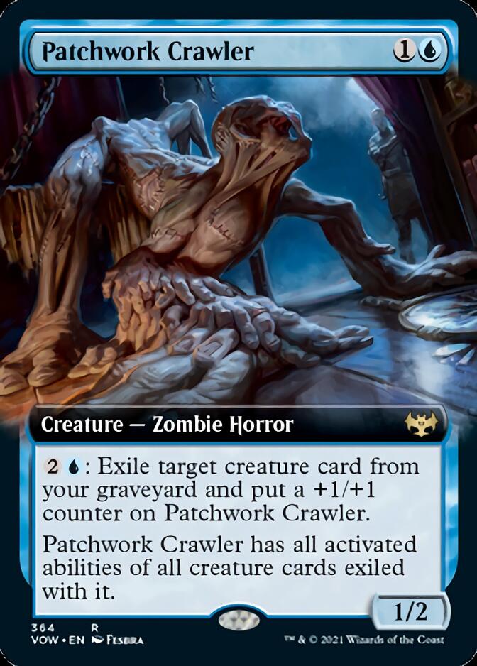 Patchwork Crawler (Extended Art) [Innistrad: Crimson Vow] [Foil]