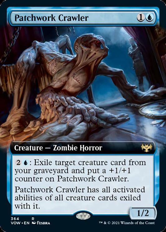 Patchwork Crawler (Extended Art) [Innistrad: Crimson Vow] [Foil]