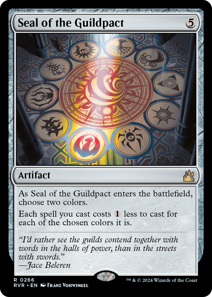Seal of the Guildpact [Ravnica Remastered] [Foil]