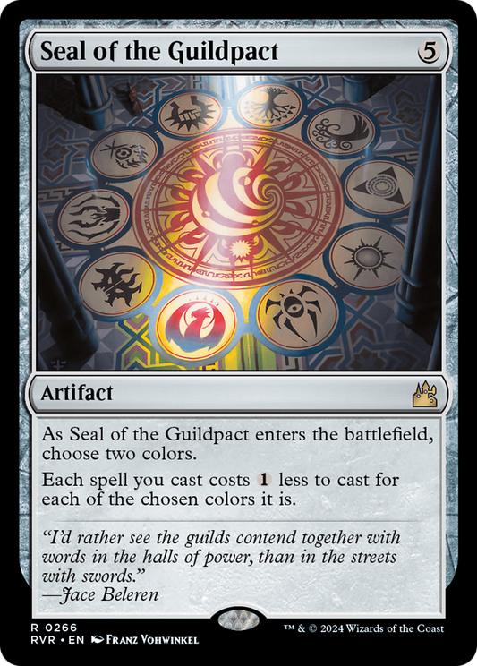 Seal of the Guildpact [Ravnica Remastered] [Foil]